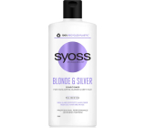 Syoss Blonde & Silver kondicionér pro melírované, blond a šedivé vlasy 440 ml