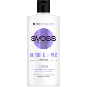 Syoss Blonde & Silver kondicionér pro melírované, blond a šedivé vlasy 440 ml