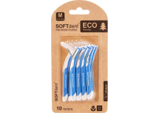 Soft Dent Eco mezizubní kartáček zahnutý M 0,6 mm 10 kusů