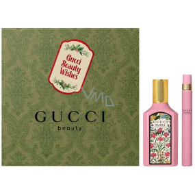 Gucci Flora Gorgeous Gardenia parfémovaná voda 50 ml + parfémovaná voda 10 ml miniatura, dárková sada pro ženy