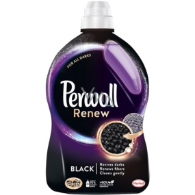 Perwoll Renew Black prací gel navrací intenzivní černou barvu, obnovuje vlákna 54 dávek 2,97 l