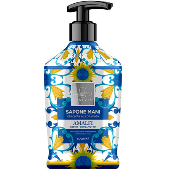 Lady Venezia Amalfi Cedro & Bergamotto - Cedr a bergamot tekuté mýdlo 500 ml dávkovač