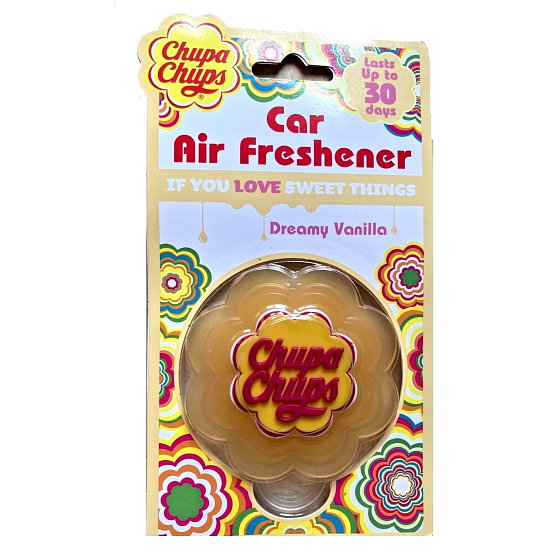 Chupa Chups Dreamy Vanilla - Vanilka vůně do auta 1 kus