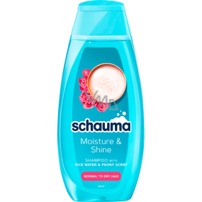 Schauma Moisture & Shine šampon s rýžovou vodou pro normální a suché vlasy 400 ml