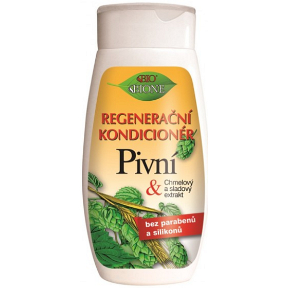 Bione Cosmetics Pivní regenerační vlasový kondicionér 260 ml