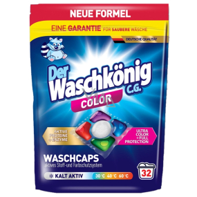 WaschKönig kapsle na praní Color 32ks 608g