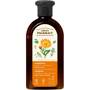 Green Pharmacy šampon na mastné vlasy s měsíčkem a rozmarýnem 350 ml Green Pharmacy šampon na mastné vlasy s měsíčkem a rozmarýnem 350 ml