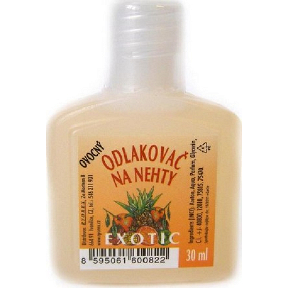 Bione Cosmetics Exotic odlakovač na nehty 30 ml cestovní balení