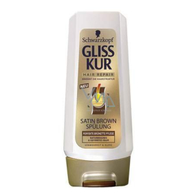 Gliss Kur Satin Brown regenerační balzám na vlasy 200 ml