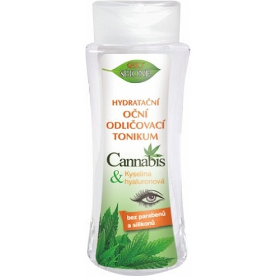 Bione Cosmetics Cannabis hydratační oční odličovací tonikum 255 ml
