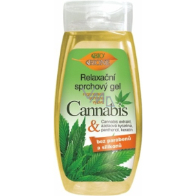 Bione Cosmetics Cannabis relaxační sprchový gel pro všechny typy pokožky 260 ml