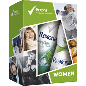 Rexona Aloe Vera deodorant sprej pro ženy 150 ml + Fresh Mint sprchový gel 250 ml, kosmetická sada