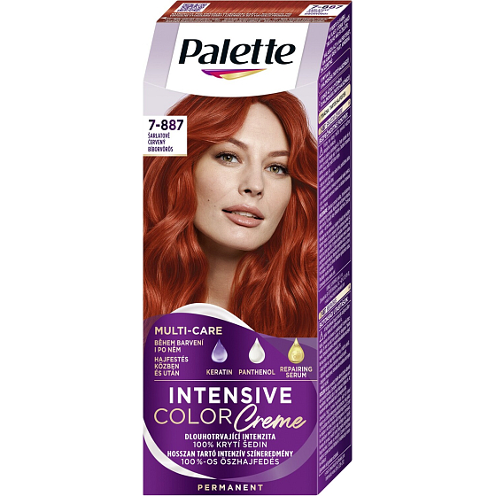 Schwarzkopf Palette Intensive Color Creme, barva na vlasy, RV6 šarlatově červená, 50 ml