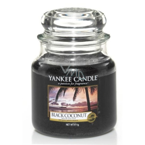Yankee Candle Black Coconut - Černý kokos vonná svíčka Classic střední sklo 411 g