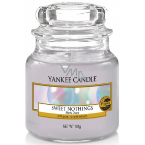 Yankee Candle Sweet Nothings - Sladké nic vonná svíčka Classic malá sklo 104 g