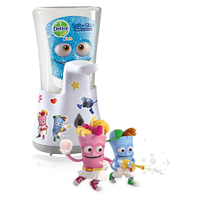 Dettol Kids Dobrodruh bezdotykový dávkovač mýdla a náplň, 250 ml