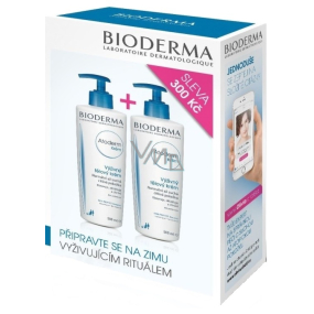 Bioderma Atoderm výživný tělový krém pro normální suchou až citlivou pokožku 2 x 500 ml