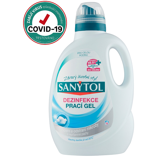 Sanytol Dezinfekce s vůní svěžesti univerzální gel na praní 17 dávek 1,65 l