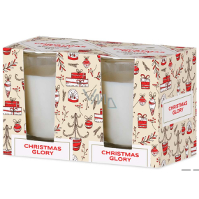 Emocio Christmas Glory - Cookie and Cream vonná svíčka sklo 52 x 65 mm 2 kusy v krabičce