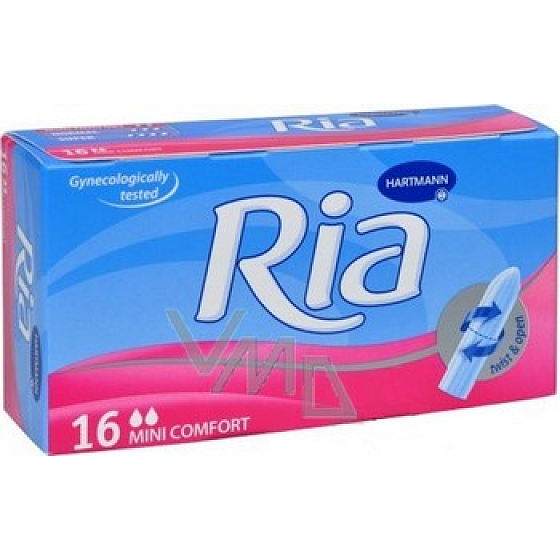 Ria Mini Comfort intimní tampony pro slabou menstruaci 16 kusů