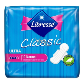 Libresse Classic Ultra Normal Clip intimní vložky 10 kusů