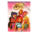 Winx Club Desky s gumičkou Růžové 370 x 271 x 7 mm