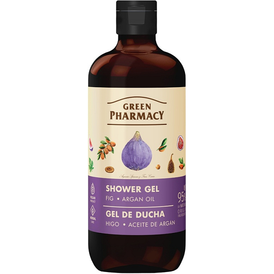 Green Pharmacy Sprchový gel Fík a arganový olej 500 ml