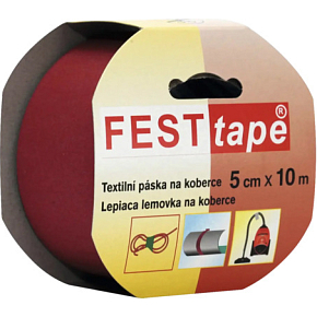 Festtape Lemovka kobercová páska červená 50 mm × 10 m