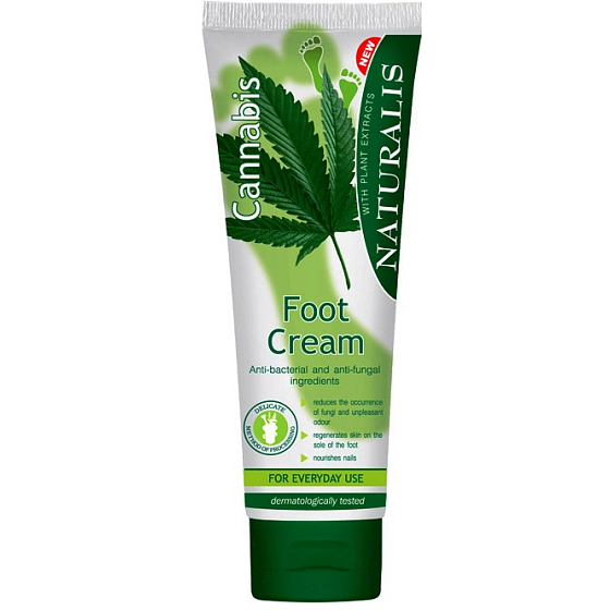 Naturalis Cannabis krém na nohy s konopným olejem 125 ml