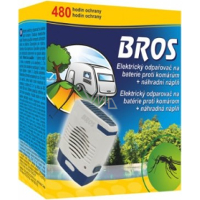 Bros Elektrický odpařovač na baterie proti komárům 1 kus + náplň + baterie