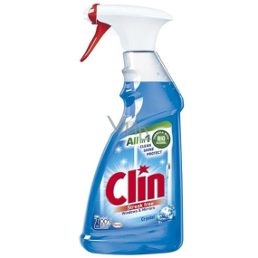Clin All in 1 Windows & Glass Crystal čistič oken s alkoholem 500 ml rozprašovač