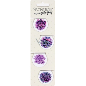 Albi Magnetické minizáložky Květy 4 kusy