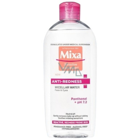 Mixa Anti-Redness micelární voda proti podráždění pro citlivou pleť 400 ml