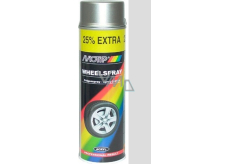 Motip Wheel Sprej 04007C stříbrný akrylový lak na disky kol 500 ml