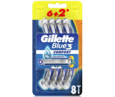 Gillette Blue 3 Comfort 3břitý holicí strojek pro muže 8 kusů