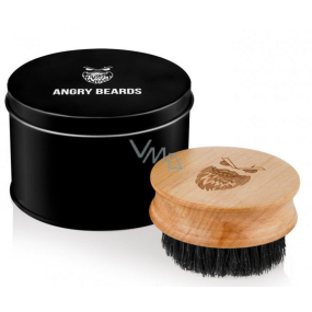 Angry Beards Safe dřevěný kartáč na vousy