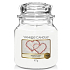 Yankee Candle Snow In Love - Zamilovaný sníh vonná svíčka Classic střední sklo 411 g