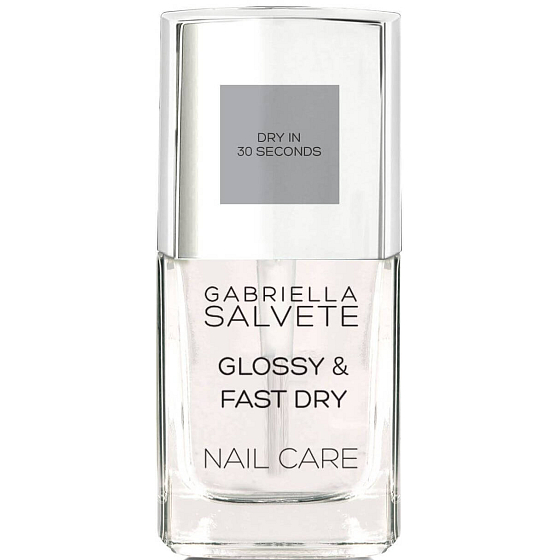 Gabriella Salvete Nail Care Glossy and Fast rychleschnoucí vrchní lak na nehty 11 ml