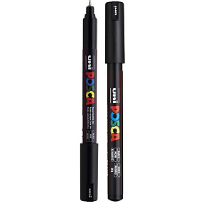 Posca Univerzální akrylátový popisovač 0,7 mm Černá PC-1MR