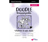 Ditipo Krasopísanka Doodle - Vyzdob si milé chvíle předtištěná anglická slova k procvičení 36 stran 7241001