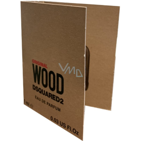 Dsquared2 Wood Original parfémovaná voda pro muže 1 ml s rozprašovačem, odstřik