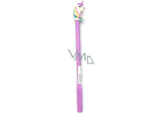 Albi Liner fialový Unicorn, černá náplň 19 cm