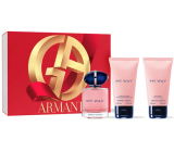 Giorgio Armani My Way parfémovaná voda 50 ml + sprchový gel 50 ml + tělové mléko 50 ml, dárková sada pro ženy