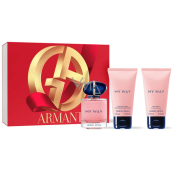 Giorgio Armani My Way parfémovaná voda 50 ml + sprchový gel 50 ml + tělové mléko 50 ml, dárková sada pro ženy