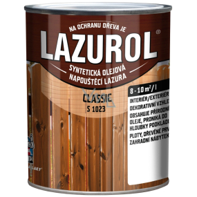Lazurol Classic S1023 syntetická olejová lazura na dřevo 0025 Sipo 0,75 l