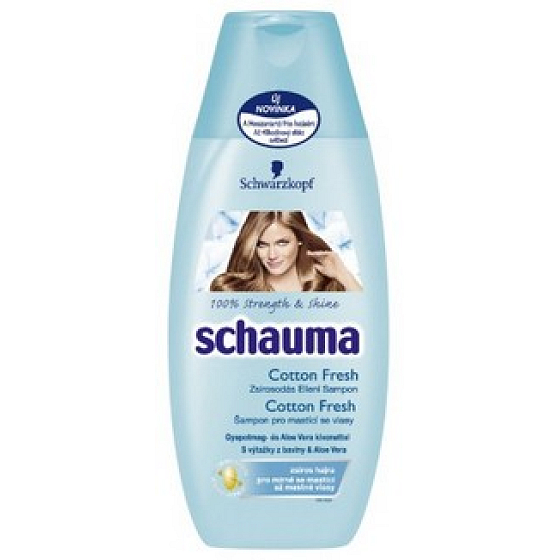 Schauma Cotton Fresh šampon na vlasy 400 ml