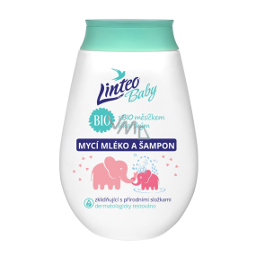 Linteo Baby Bio Měsíčrk lékařský mycí mléko a šampon 250 ml