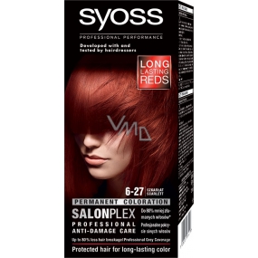 Syoss Color SalonPlex barva na vlasy 6-27 Purpurově červený