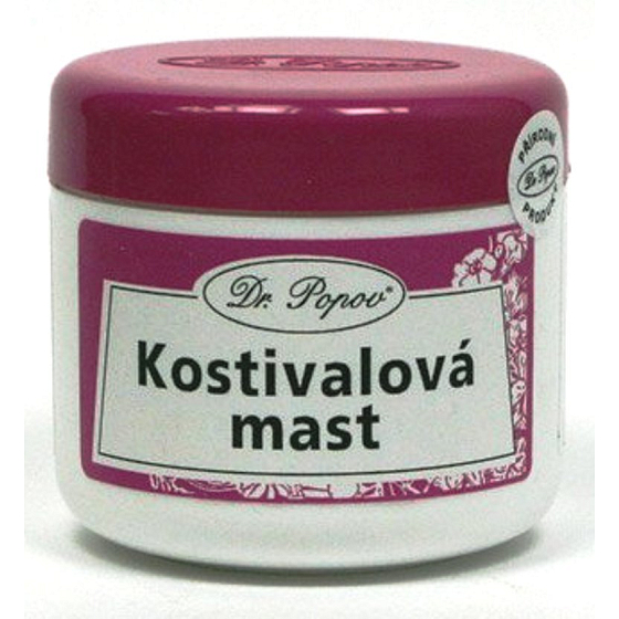 Dr. Popov Kostivalová mast na namožený pohybový aparát svaly, šlachy páteř 50 ml