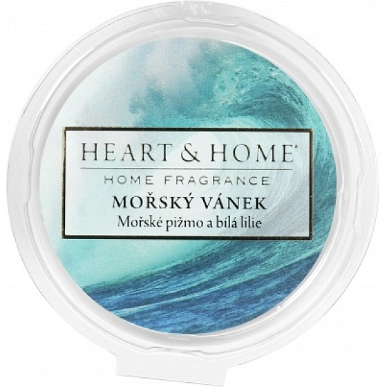Heart & Home Mořský vánek Sojový přírodní vonný vosk 26 g